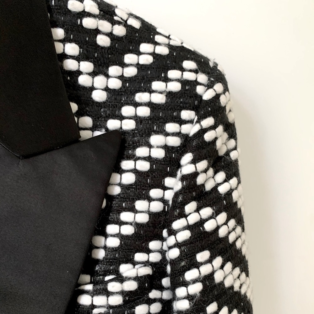BALMAIN Blazer Tweed Chevron wool - Picture 6 of 15